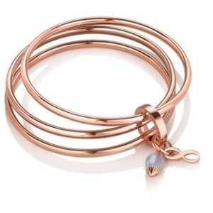 NewBridge Silverware Triple Bangle Birthstone
